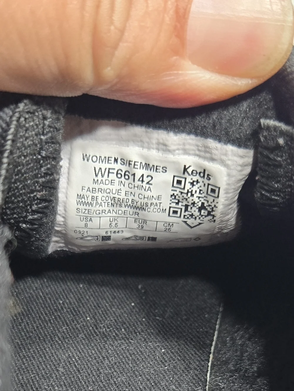 Keds Women's Softerra Black Microfleece Slip Ons Size 8
